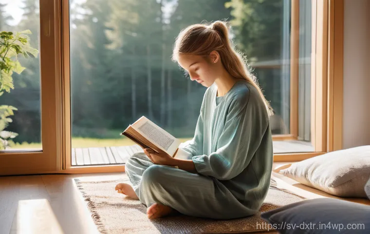 디지털 번아웃 극복을 위한 목표 달성 전략 - Prompt 1: Serene Morning Digital Detox**